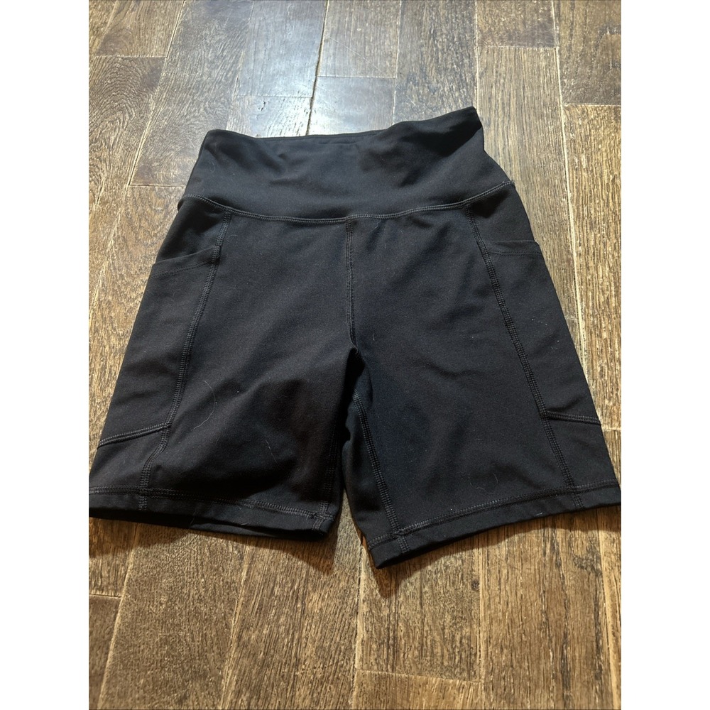 American Eagle The Everything Pocket Bike Shorts‎ Womens XS Black Athletic Wear